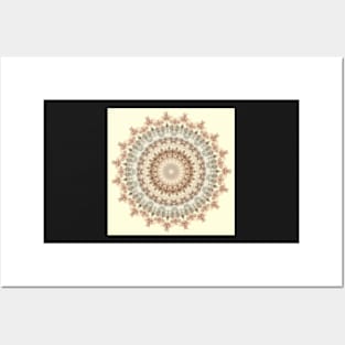 Natural Vintage mandala Posters and Art